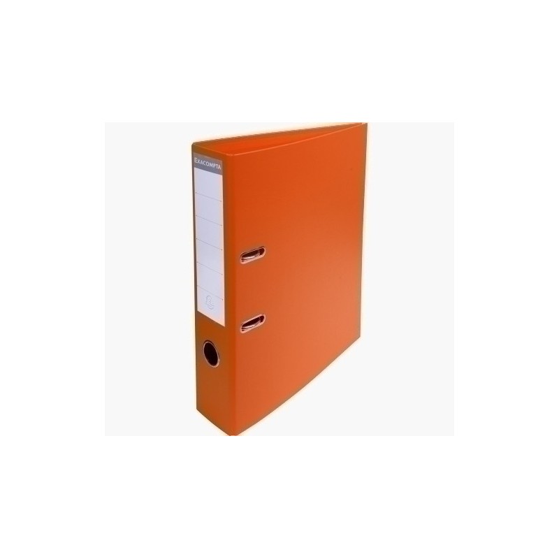 53744E-ARCHIVADOR EXAC. FR.PVC A4 70 NARANJA precio por 1 unidades