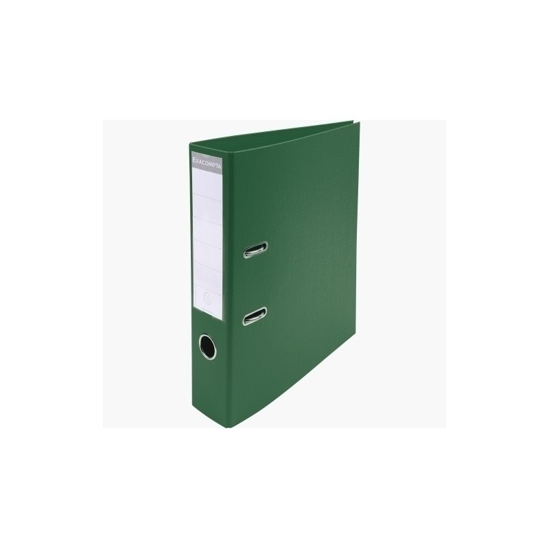 53753E-ARCHIVADOR EXAC. FR.PVC A4 70 VERDE OSCU precio por 1 unidades