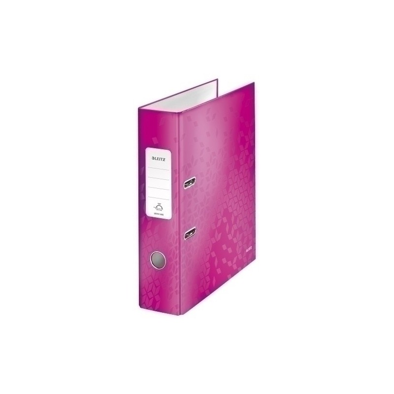 10050123/10050023-ARCHIVADOR LEITZ WOW A4 180º 80mm FUCSIA precio por 1 unidades