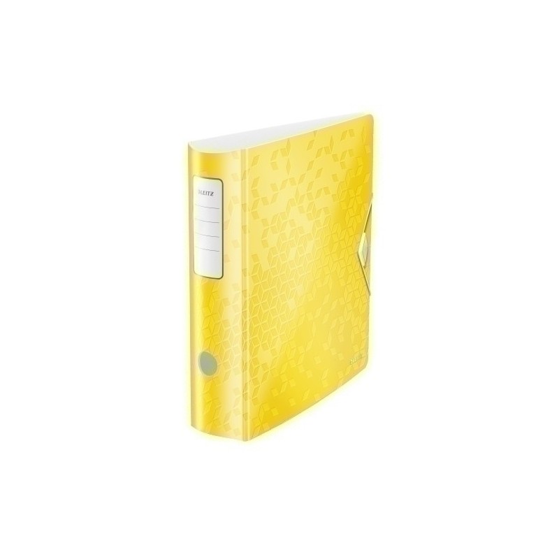 11060116-ARCHIVADOR LEITZ WOW A4 180º 80mm AMARIL precio por 5 unidades