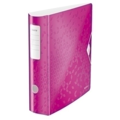 11060123-ARCHIVADOR LEITZ WOW A4 180º 80mm FUCSIA precio por 5 unidades