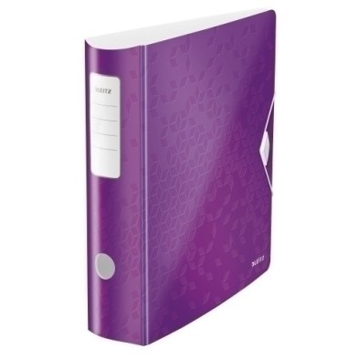 11060162/11060062-ARCHIVADOR LEITZ WOW A4 180º 80mm VIOL. precio por 5 unidades