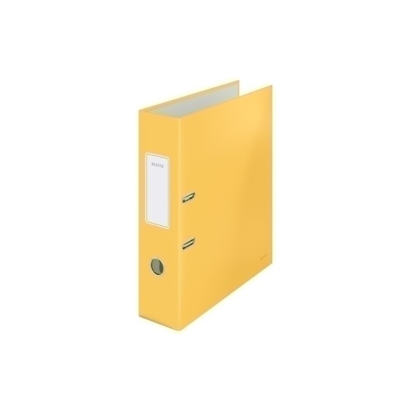 10610019-ARCHIVADOR LEITZ COSY A4 180º 80mm AMARI precio por 1 unidades