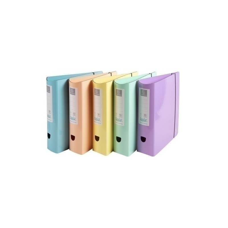 53760E-ARCHIVADOR EXAC. CARTON FR. A4 80 SURT. precio por 6 unidades