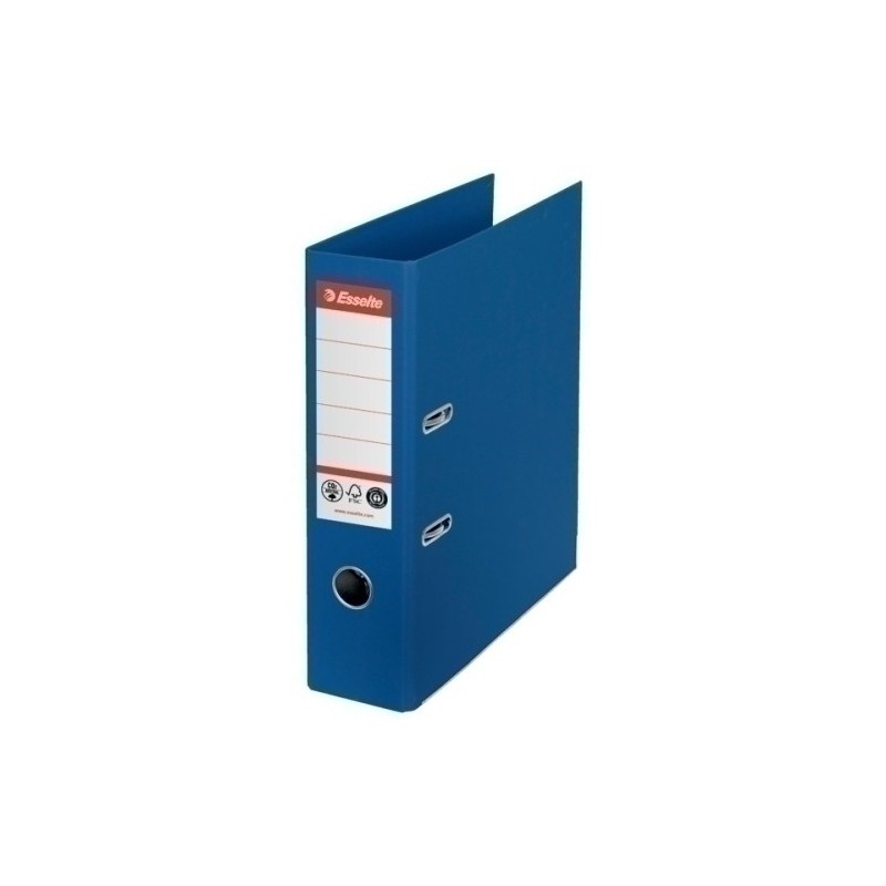 627565-ARCHIVADOR ESS.CART.FORRADO A4 75mm AZUL precio por 10 unidades
