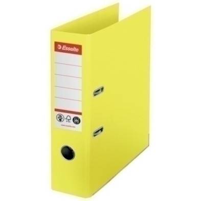 627566-ARCHIVADOR ESS.CART.FORRADO A4 75mm AMAR precio por 10 unidades