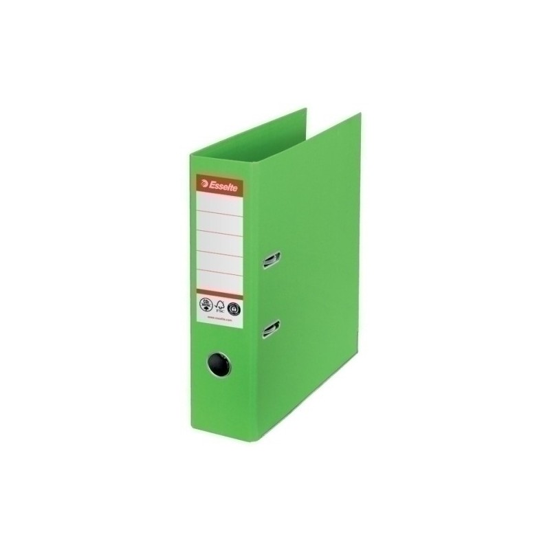 627567-ARCHIVADOR ESS.CART.FORRADO A4 75mm VERD precio por 10 unidades