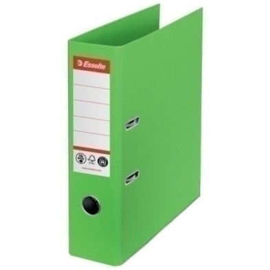 627567-ARCHIVADOR ESS.CART.FORRADO A4 75mm VERD precio por 10 unidades