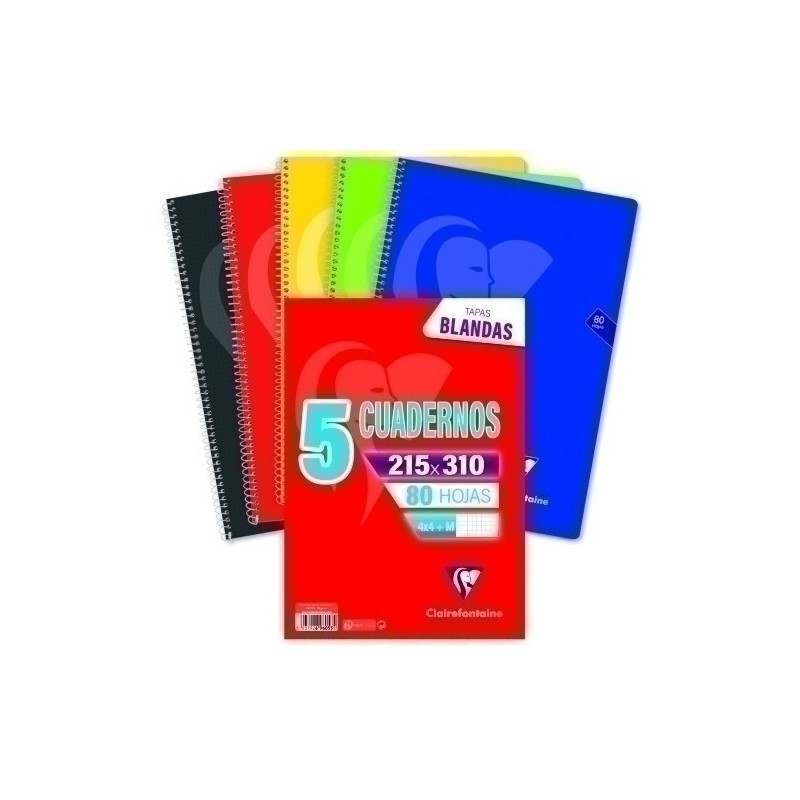 696053C-BLOCK CLAIREFON. Fº 80h 4x4 90g VIVO P/5 precio por 4 unidades