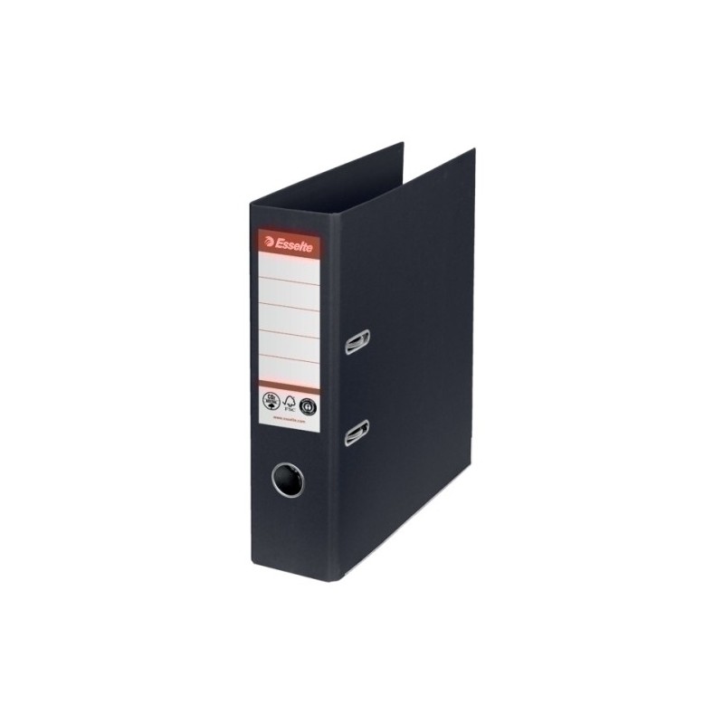 627569-ARCHIVADOR ESS.CART.FORRADO A4 75mm NEGR precio por 10 unidades
