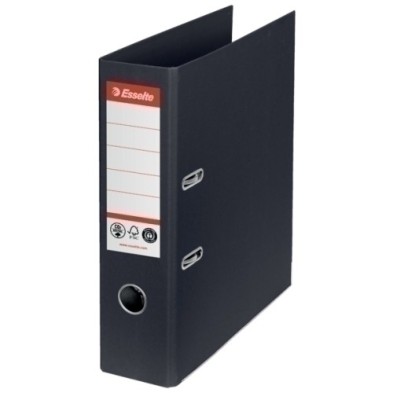 627569-ARCHIVADOR ESS.CART.FORRADO A4 75mm NEGR precio por 10 unidades