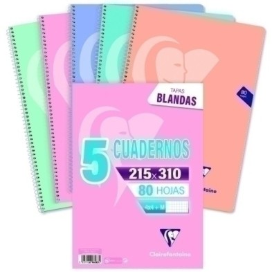 696083C-BLOCK CLAIREFON. Fº 80h 4x4 90g PAST P/5 precio por 4 unidades