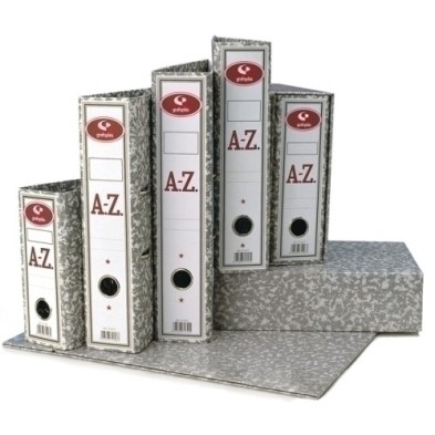 07140071-CAJA ARCHIV. 4º NATURAL 82mm GRIS precio por 24 unidades