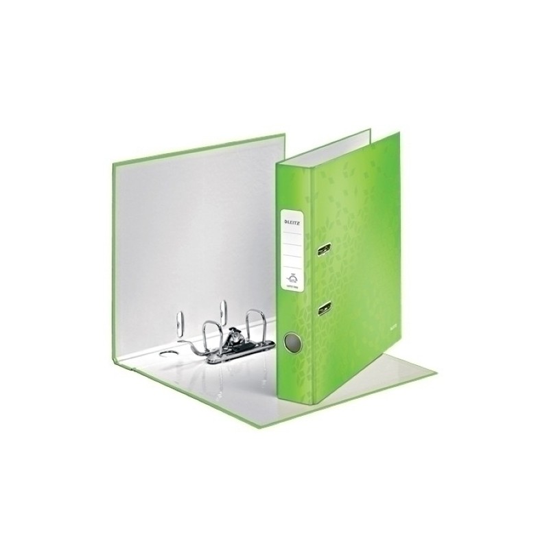 10060154-ARCHIVADOR LEITZ WOW A4 180º 50mm VERDE precio por 10 unidades