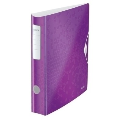 11070162-ARCHIVADOR LEITZ WOW A4 180º 50mm VIOLET precio por 5 unidades