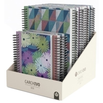 64508800-BLOC CARCHIVO LOOPS PP A5/A6 DOTS E.12 precio por 1 unidades