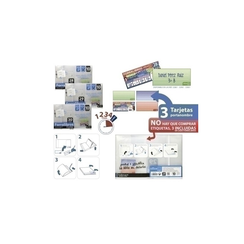 32261-FORRO AJUST.OFFICE BOX 22 precio por 10 unidades