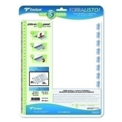 02013-FORRO AJUST.SADIPAL 31x55 precio por 5 unidades