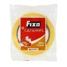 75005100-CINTA ADHESIVA FIXO CARAMEL 66x12 precio por 12 unidades