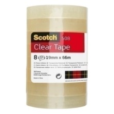 508/1966 AE-CINTA ADHESIVA SCOTCH 508 TR.66x19 precio por 8 unidades