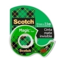 8-1975D-CINTA ADHESIVA SCOTCH MG. 7.5x19 MINI precio por 12 unidades