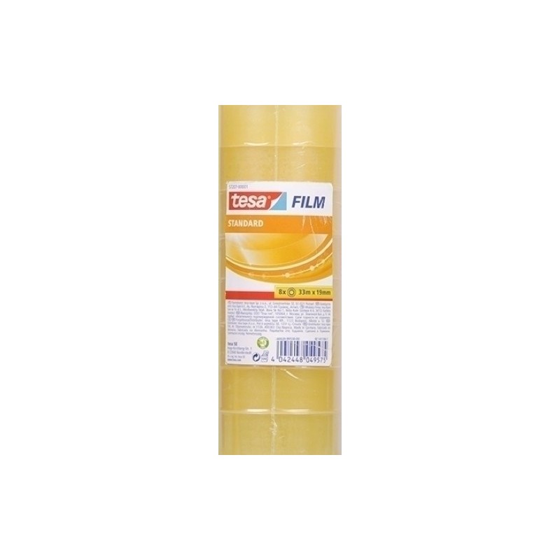 57207-00001-01-CINTA ADHESIVA TESA STD.TORRE 33x19 precio por 8 unidades