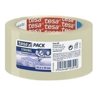 57167-00000-07-CINTA EMB.TESA PP 66x50 FUERT.SIL.TRANSP precio por 6 unidades