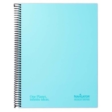 88463591-BLOC NAVIGATOR A4 120h CD.5 PASTEL AZUL precio por 5 unidades