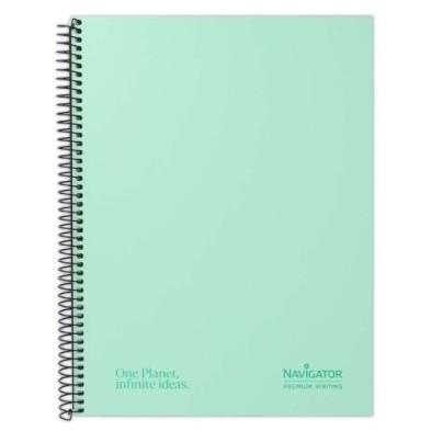88463592-BLOC NAVIGATOR A4 120h CD.5 PASTEL MINT precio por 5 unidades