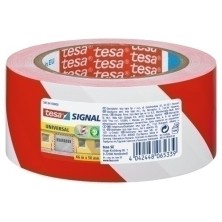 58134-00000-00-ROLLOS SEGURIDAD 66X50 MM. BICOLOR ROJO precio por 1 unidades